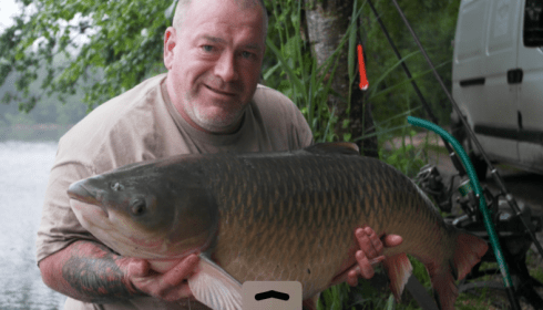 A 41 lb carp from Brocard Small, Bryan Heywood, May 2016