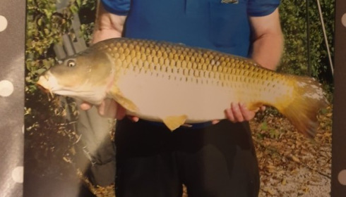 A 39 lb 4 oz carp from Brocard Small, Sep 2019