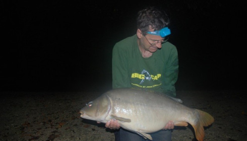 A 31 lb 15 oz carp from Brocard Small, Mark Ebbage Party, Sep 2014