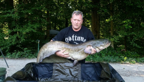 A 46 lb catfish from Brocard Small, Martin Frankling, Jun 2017