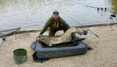 A 70 lb catfish from Brocard Small, Swim 2, Apr 2016