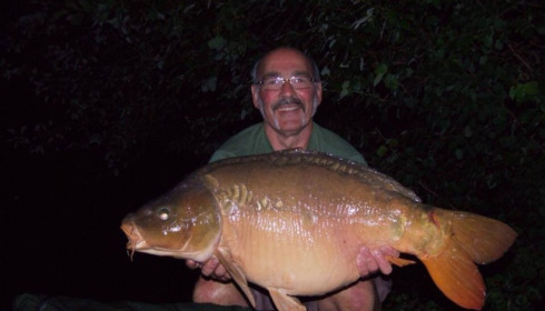 A 39 lb 8 oz carp from Brocard Small, Richard Sheppard, Aug 2014