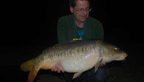A 22 lb 1 oz carp from Brocard Small, Mark Ebbage Party, Sep 2014