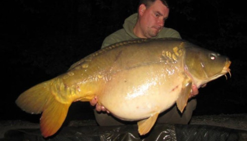 A 45 lb carp from Brocard Small, Apr 2014