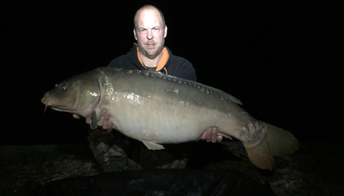 A 34 lb 3 oz carp from Brocard Small, Sep 2021