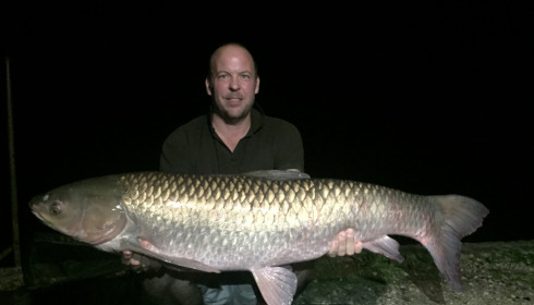 A 35 lb 7 oz grass carp from Brocard Small, Sep 2021