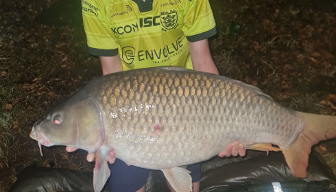 A 32 lb carp from Cailleaux, Aug 2022