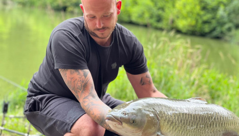 A grass carp from Cailleaux, Jun 2022