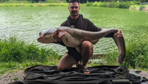 A 87 lb 10 oz catfish from Cailleaux, Ben Hilling, Aug 2023