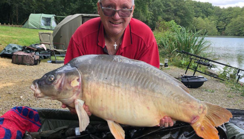 A 39 lb carp from Cailleaux, adam, Aug 2021