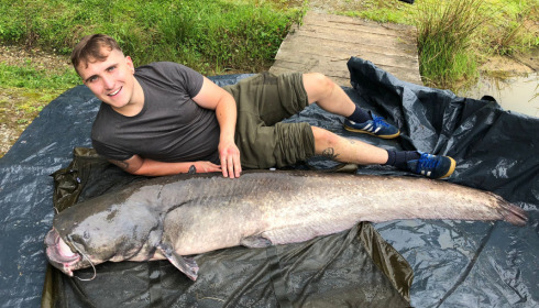 A 96 lb carp from Cailleaux, adam, Aug 2021