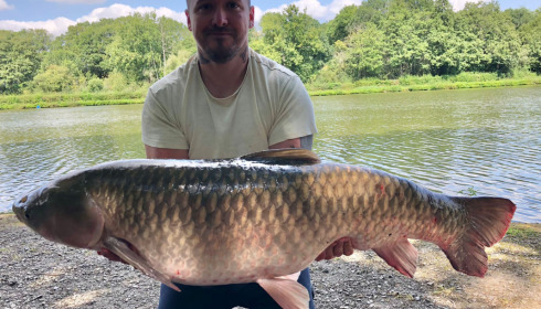A 39 lb fish from Cailleaux, grass carp, Aug 2021