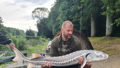A 32 lb fish from Cailleaux, Sturgeon, Jun 2022