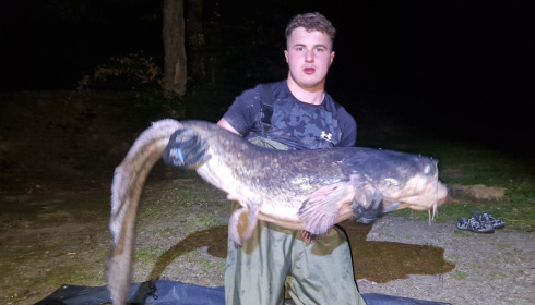 A 82 lb fish from Cailleaux, Cat, Aug 2023