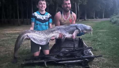 A 85 lb 2 oz fish from Cailleaux, Cat, Aug 2022