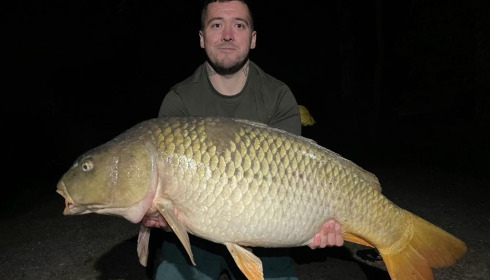 A 44 lb carp from Cailleaux, adam, Aug 2021
