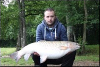 A grass carp from Cailleaux, Aug 2019