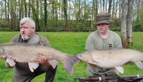 A 32 lb fish from Cailleaux, Grass, Apr 2023
