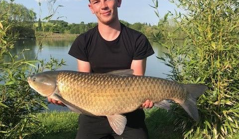 A 28 lb carp from Deux Iles, Bradley Coombes, May 2018