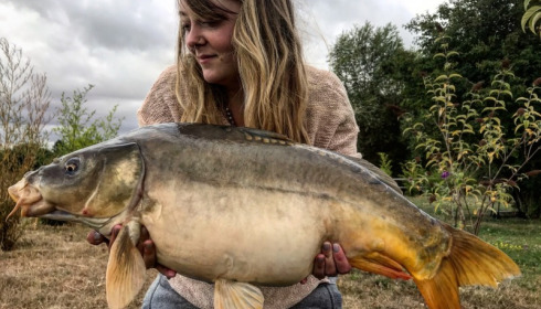 A carp from Deux Iles, Rebecca Long, Jul 2017