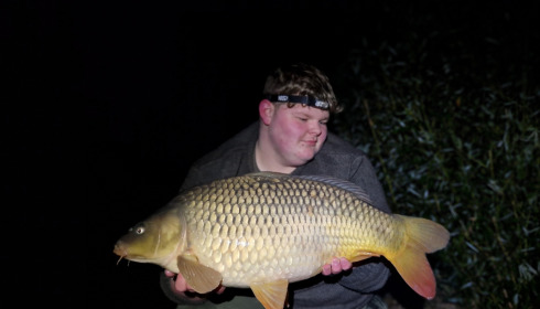 A 20 lb carp from Deux Iles, Alfie Rock, Feb 2023