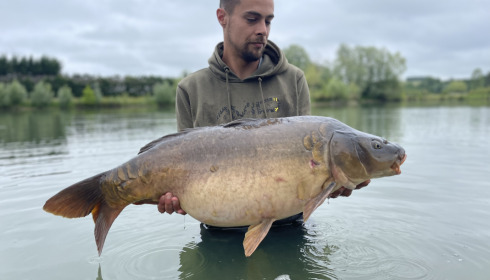 A 31 lb carp from Deux Iles, Jeremy, Jun 2021