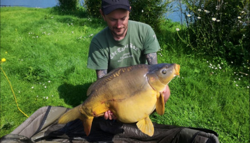 A 27 lb 8 oz carp from Deux Iles, David Want, May 2019