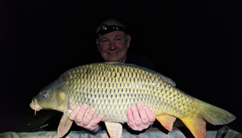A 20 lb 10 oz carp from Deux Iles, Brian Rock, Feb 2023