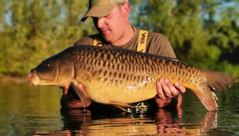 A 24 lb carp from Deux Iles, Gautier, May 2021