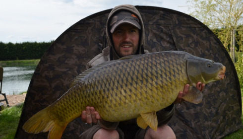 A 20 lb carp from Deux Iles, Adam Cordingley, Apr 2018