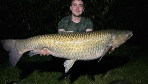 A 45 lb 8 oz fish from Deux Iles, Grass Carp, Jun 2017