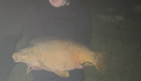A 33 lb 4 oz carp from Deux Iles, Sasha Warner, Apr 2023