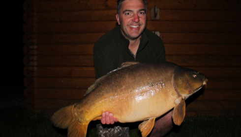 A 29 lb 8 oz carp from Deux Iles, Lee Millman, Apr 2018
