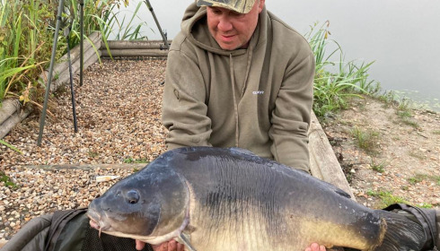 A 45 lb 4 oz fish from Deux Iles, my best of the week not the best picture my back was killing me lol, Sep 2021