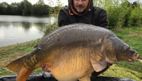 A 35 lb carp from Deux Iles, Tim Hicks, Jul 2017