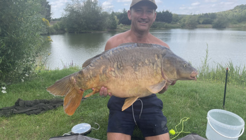 A 35 lb fish from Deux Iles, Aug 2023