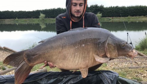A 34 lb carp from Deux Iles, Tim Hicks, Jul 2017