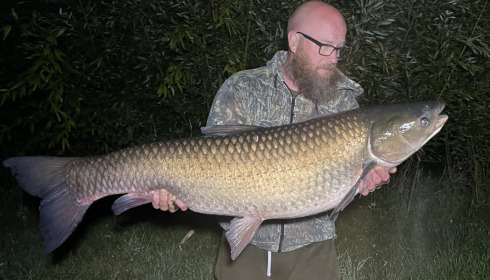A 41 lb fish from Deux Iles, Grass, May 2022