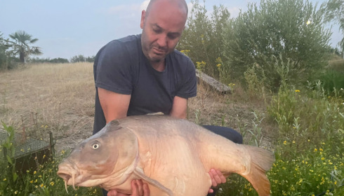 A 48 lb fish from Deux Iles, Mirror New PB, Jul 2023