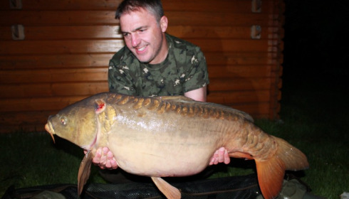 A 31 lb carp from Deux Iles, Lee Millman, Apr 2018