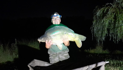 A 34 lb 1 oz carp from Deux Iles, John Jenner, Jul 2022