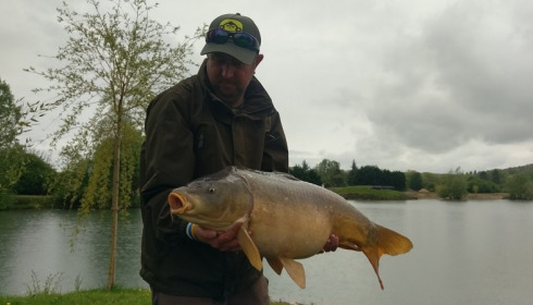 A 31 lb 1 oz carp from Deux Iles, paul kendlall, May 2017