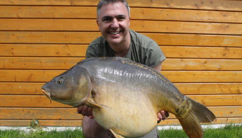 A 32 lb 5 oz carp from Deux Iles, Lee Millman, Apr 2018
