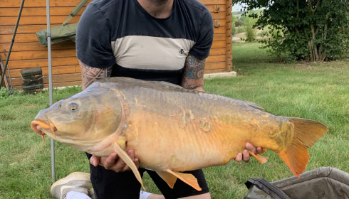 A 37 lb fish from Deux Iles, Sep 2021
