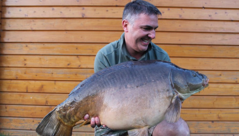 A 34 lb 5 oz carp from Deux Iles, Lee Millman, Apr 2018