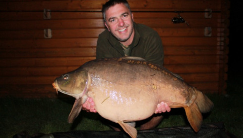 A 35 lb carp from Deux Iles, Lee Millman, Apr 2018