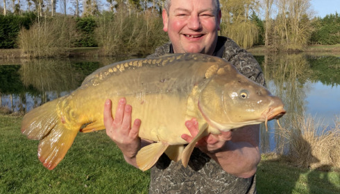 A 30 lb 4 oz fish from Deux Iles, Morning carp, Feb 2022