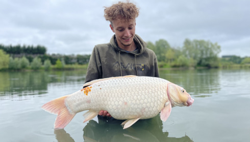 A 20 lb carp from Deux Iles, Emerick, Jun 2021