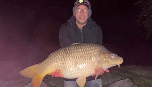A 37 lb 15 oz carp from Deux Iles, Richard Warner, Apr 2023