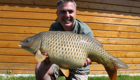 A 22 lb carp from Deux Iles, Lee Millman, Apr 2018
